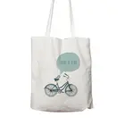 Qetesh Wholesale Custom Printed Blank Polyester 12 Oz Cotton Canvas Tote Bag