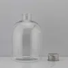 500 ml cosmetic eco transparents plastic jar bear shape hand wash Gel Shampoo PET bottle