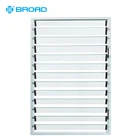 Latest design balcony aluminum tempered glass louver windows