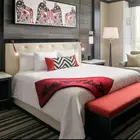 Wooden oak finish hospitality casegoods, hotel bedroom furniture,luxury 5-star hotel furniture