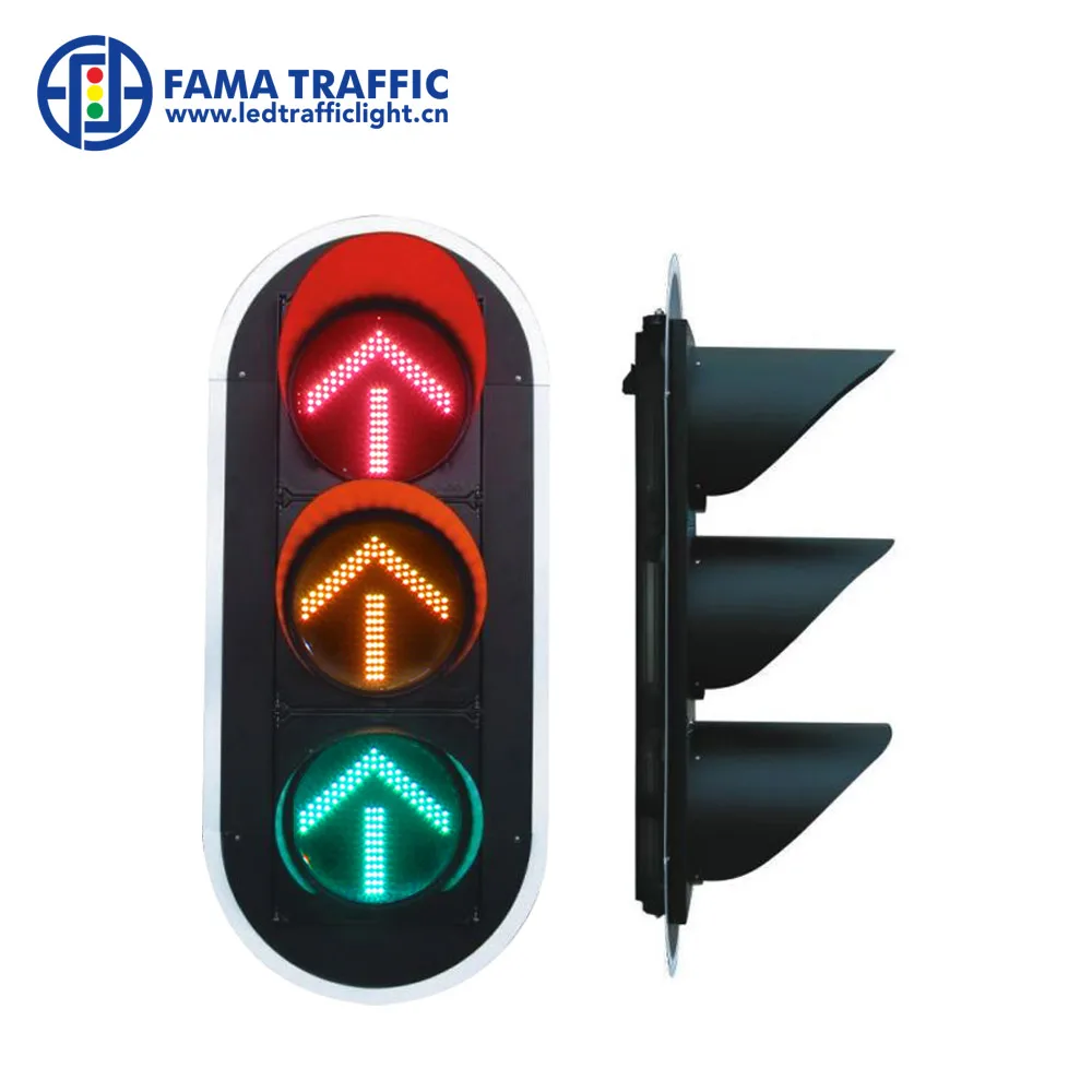 200mm red cross and green arrow traffic signal lights