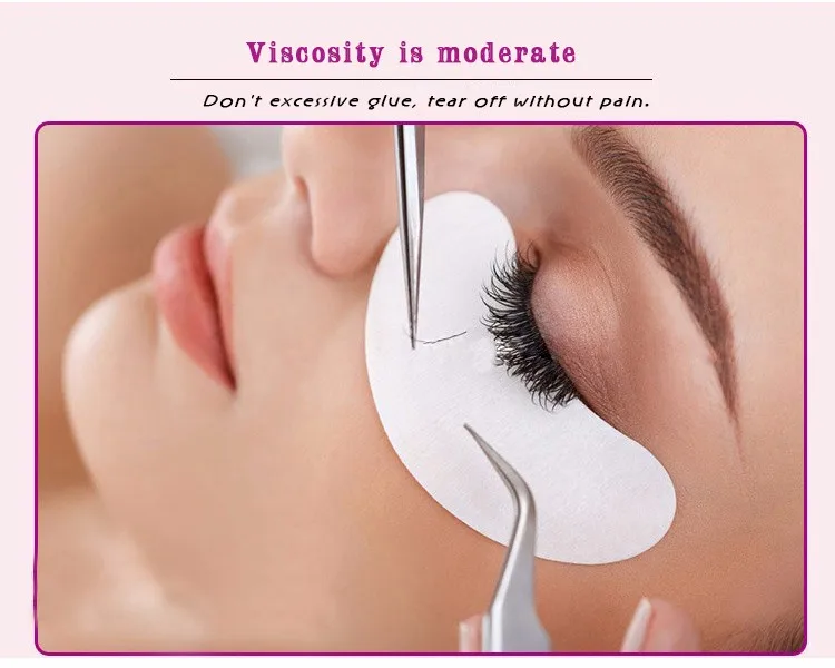 Lint Free eyelash extension eye gel patch for women4
