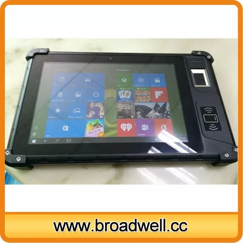 BW-NI813_4 8 inch IPS screen 2GB memory 32GB SSD 5.0M Pixel Camera Windows 10 IP65 Waterproof Rugged Tablet With 3G GPS Bluetooth Fingerprint NFC