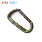 promotional custom camouflage aluminum carabiner for key