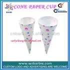 Icecream disposable paper cup cone sleeve
