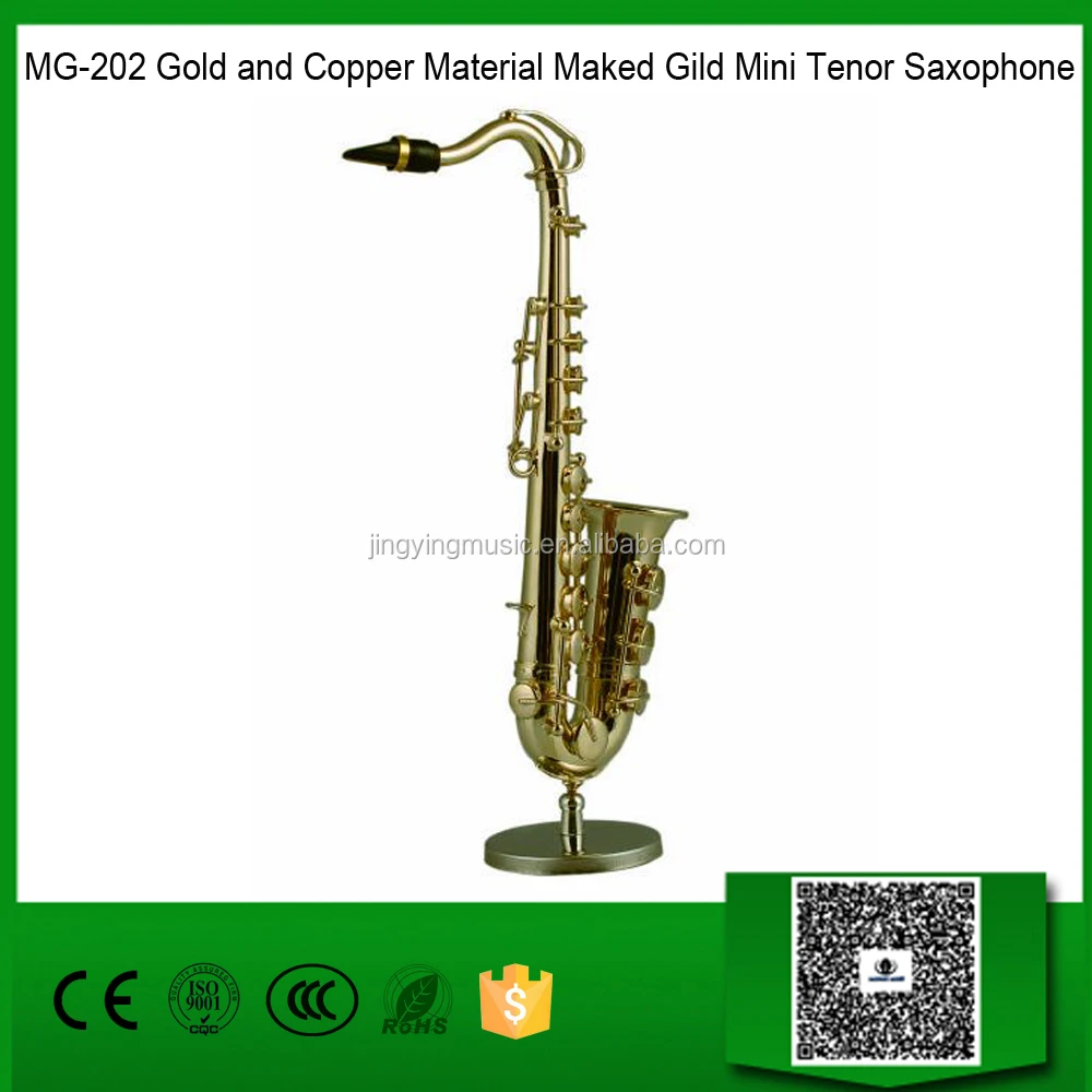 tenorsaxophone,altosaxophone mg-202 gold and copper material maked gild mini tenor saxophone