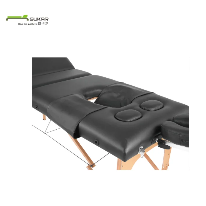 En bois portable massages table pour les femmes enceintes-WTA005