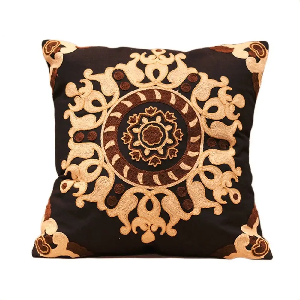 2016 New Cotton Wool Embroidery Special Canvas Home Furnishing Square Pillow Cover hot sales