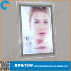 Portable wall mounted advertising display led slim crystal magnetic light box