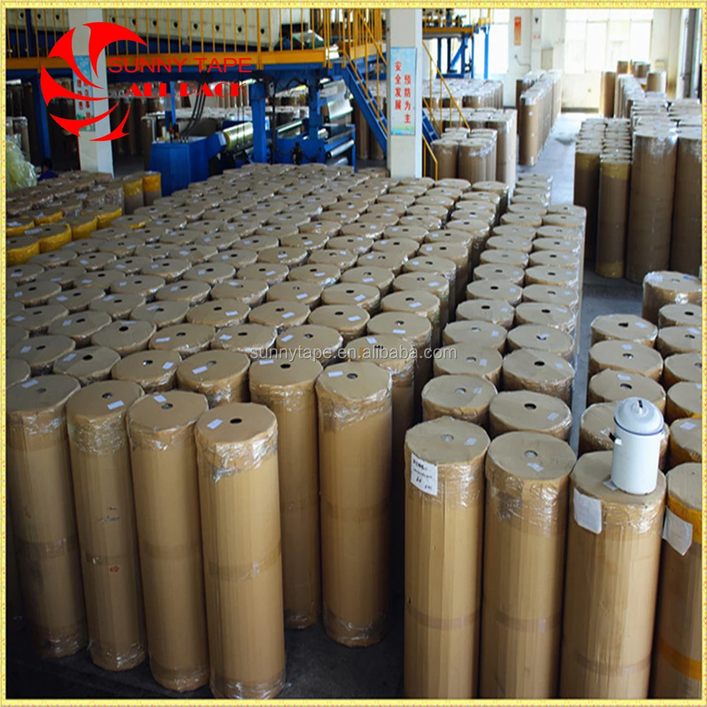 jumboroll, roll carton film splicing tape sealing opp film bopp jumbo roll