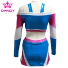 Dandy OEM Low MOQ Team Name And Logo Sublimation Cheerleading Uniforms