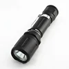 Ultra Bright Waterproof LED Tactical Torch Dive High Power Qualified Rechargeable USB Flashlight with Clip