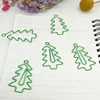 Christmas Gift Tree Shaped Insect Paper Clips Fasteners