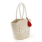Cheap straw tote bag wholesale corn husk promotional beach bags