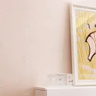 eco-friendly nonwoven 3d bedroom house wallpaper baby pink for kids