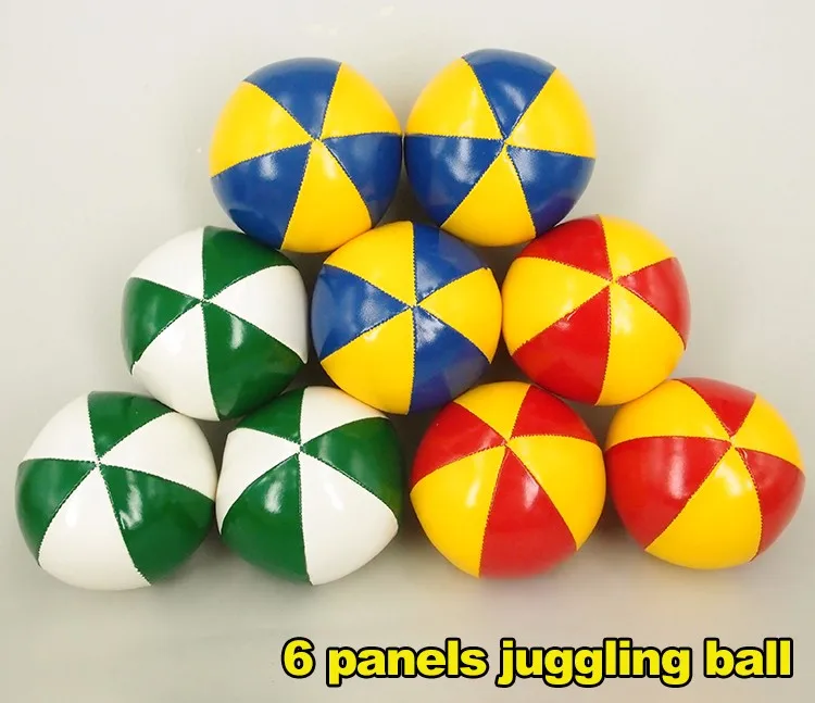 stuffed juggling ball set with pvc tube packing