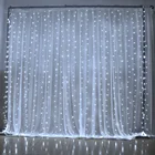 Outdoor Waterproof Low Voltage Fairy String Led Window Curtain Wall Light For Holiday Garden Decoration