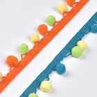 ball fringe trimming pom pom trim cotton trim ribbon
