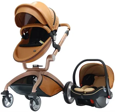 3 in 1 leather stroller
