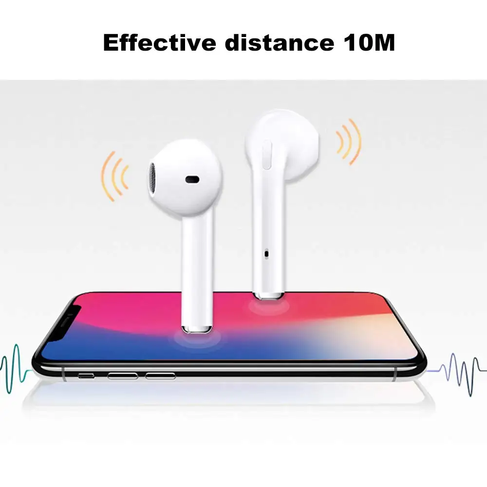 Germany France UK Popular Factory Discount Mini Wireless Earphone i7s i9 i11 i12 TWS 5.0 Headset Stereo Microphone Dual Talking - ANKUX.COM