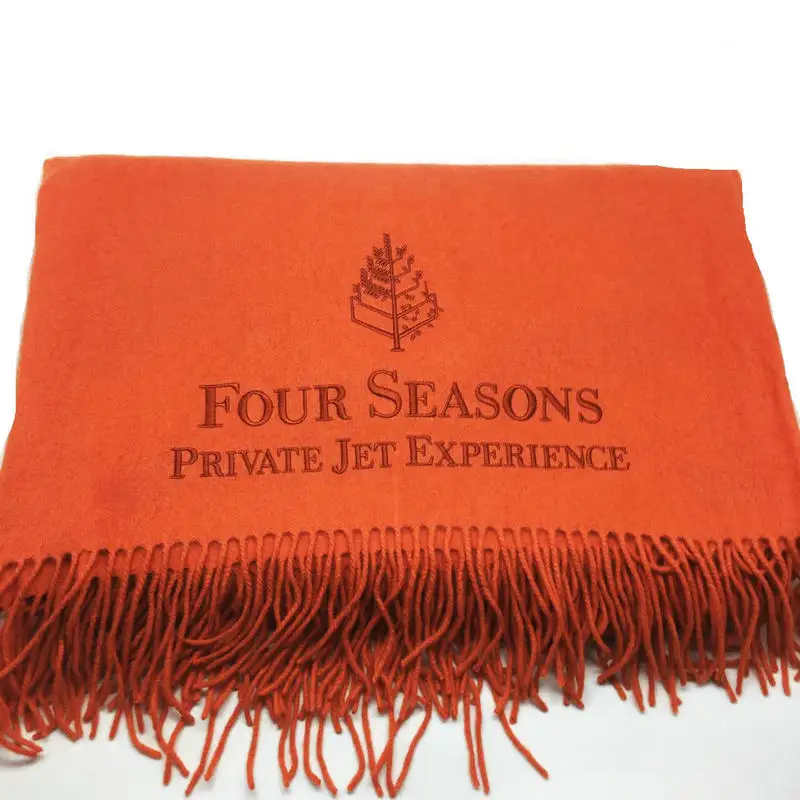 High Quality Inner Mongolian Embroidery Cashmere Travel Throw Kashmir