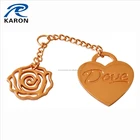 China cheap wholesale custom design metal charm logo for bag