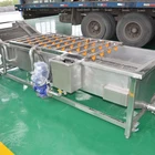 Wheat/strawberry/sweet potato washing and peeling machine