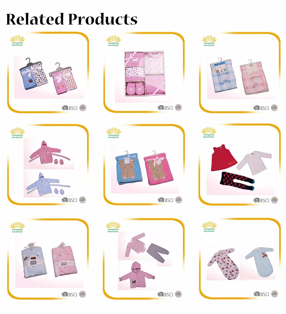 5pcs 100% cotton baby clothes gift set - buy baby