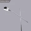 Indoor LED light Modern designer decorative white fabric lamp shade customized Iron metal tripod LED floor lamp for home