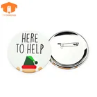 Factory Free Samples Custom Cheap Tin Metal Button Badge