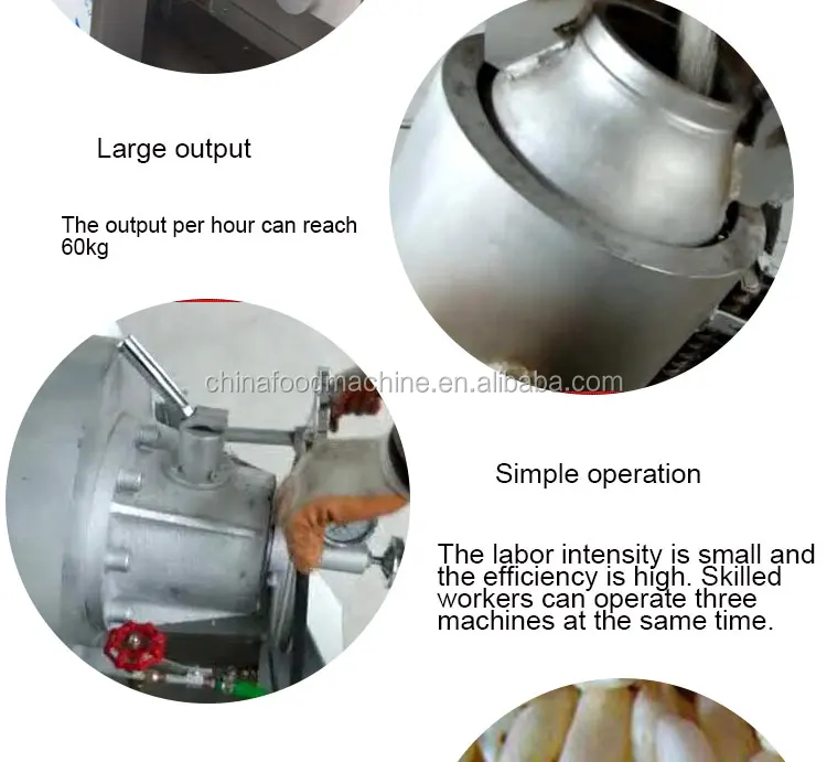 Air Flow Wheat Rice Corn Puffing Machine Puffed Rice Machine factory
