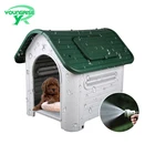 wholesale pet shop products outdoor waterproof plastic dog house factory