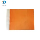 Orange Color Disposable Adhesive Tyvek Paper Wristbands Bracelet Printing Products