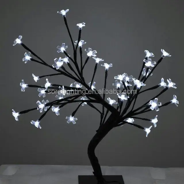 crystal cherry blossom tree light 48 led christmas fairy wedding