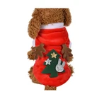 Christmas Dog Clothes Santa Puppy Costumes Pet Party Apparel Winter Holiday Coat