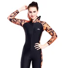 Factory Free Sample High Quality Women Long Sleeve Rashguard Swimsuit