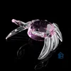 pretty design lifelike crystal crab crystal animal figures for home decoration