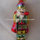 glass christmas hanging figurine ornament