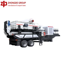 Zhonghde Factory price Mobile Crushing and Screening Plant mobile crusher supplier