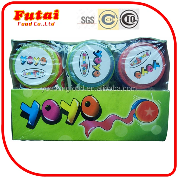 30g Sweet YoYo ball candy toy with bubble roll gum, View china candy
