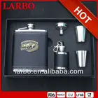 Promotional Popular Customized Steel Hip Flask Gift Set