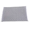 New designs table mats /placemat sets cotton jacquard grey placemat