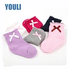 New Fashion Custom Baby Cotton Socks With Pretty Bow
