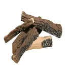 Fireplace Gas Fireplace Logs Refractory Ceramics Fireplace Logs For Gas Fireplace