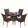 Outdoor garden Furniture PE Rattan Table And Chair Set