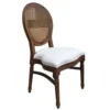 High standard wooden louis dining chair stackable for wedding event use