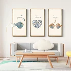 Nordic style decoration living room bedroom dining room hanging modern minimalist creative mural sofa triptych