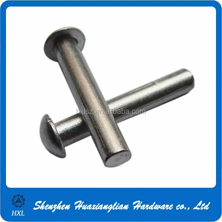 Factory Price Carbon Steel Round Mushroom Head Solid Rivet Buy Steel