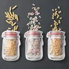 Stand Up Shape Mini Plastic Mason Jar Zipper Pouch Bag For Food Packing