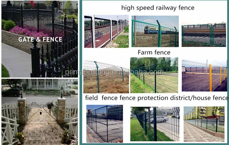 New Style Luxury Low Price Double Door Iron Gates Wrought Iron Gate Simple garden grill entrance gate